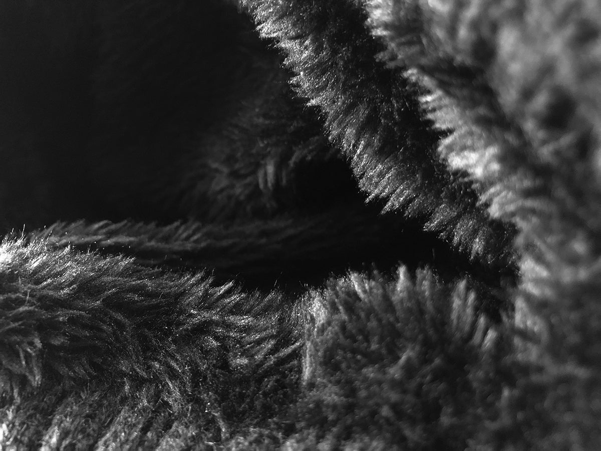 Melange-Mütze mit Eco-Fur-HotSpot-Design