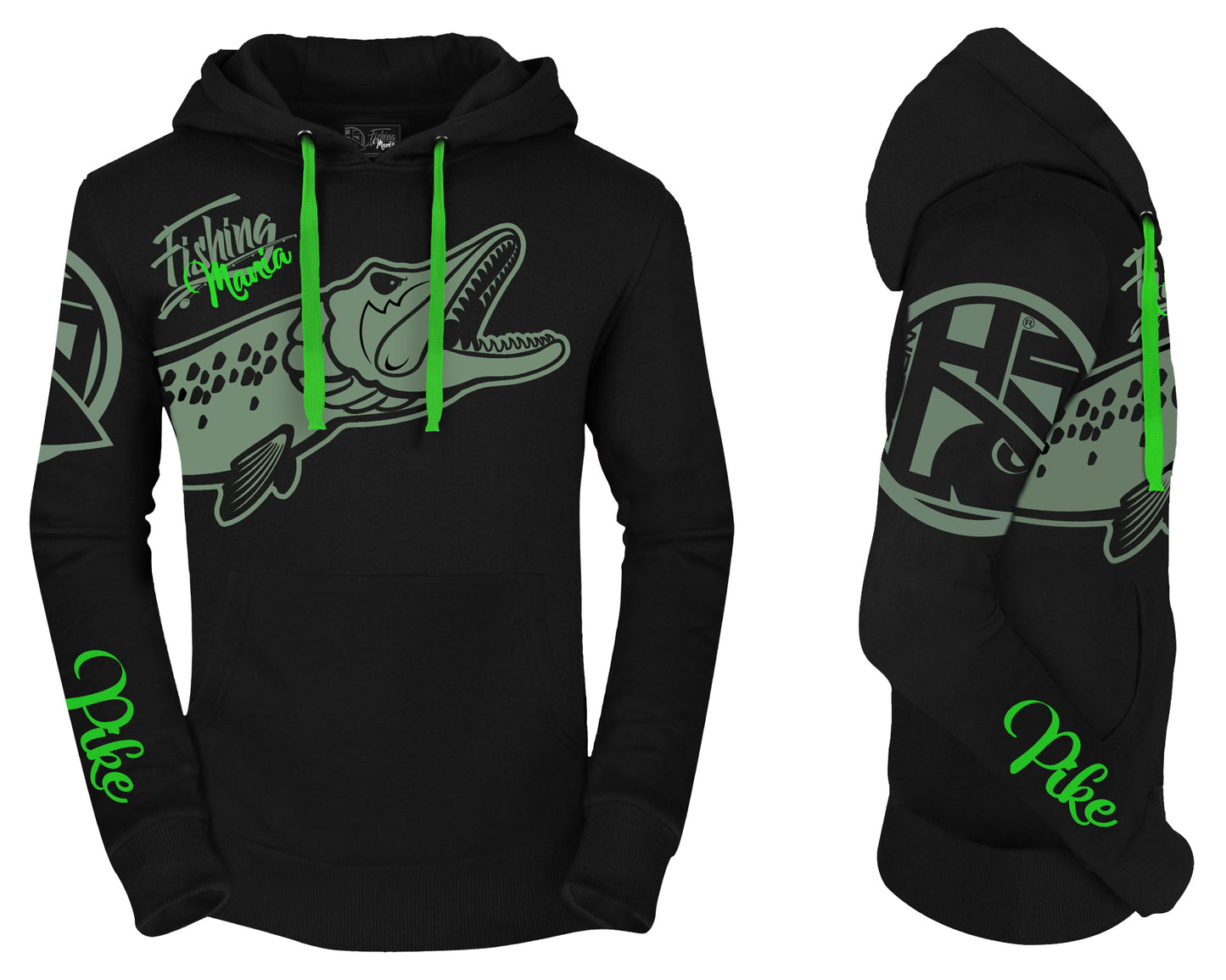 Pike Fishing Mania Hoodie