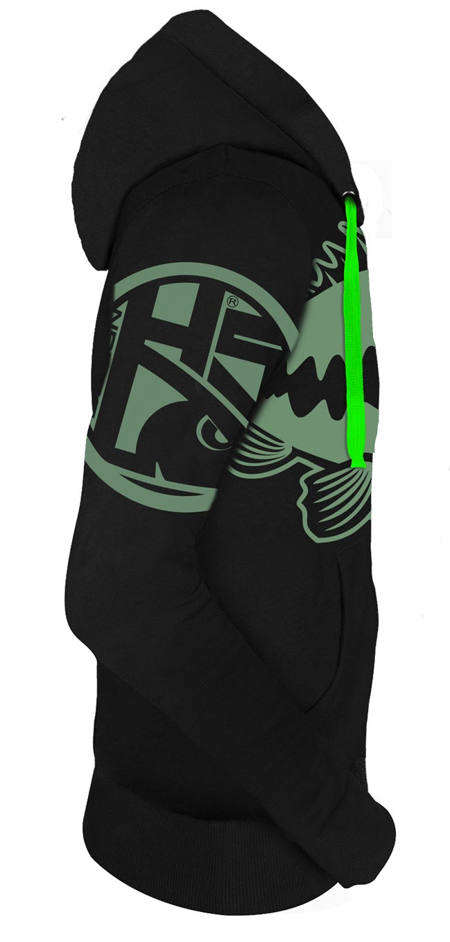 Black Bass Fishing Mania Hoodie