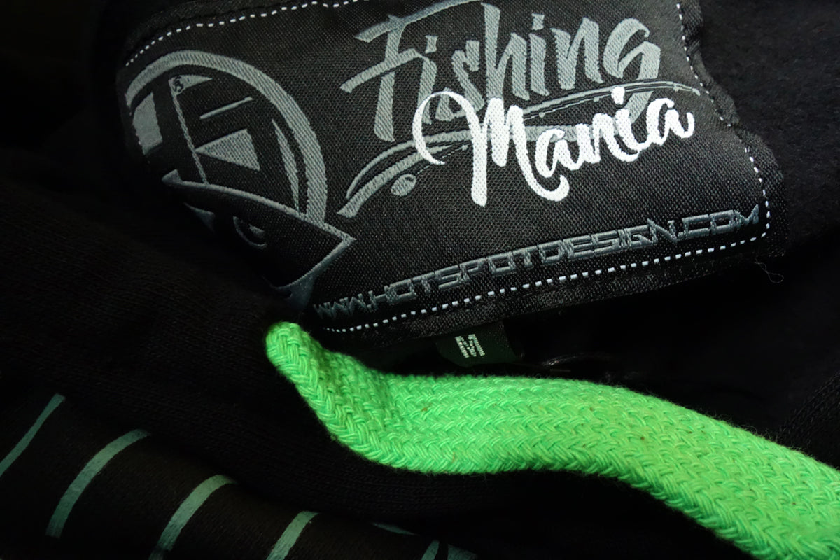 Black Bass Fishing Mania Hoodie