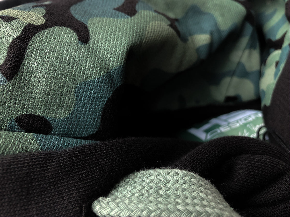 Felpa Con Cappuccio Bass Camouflage