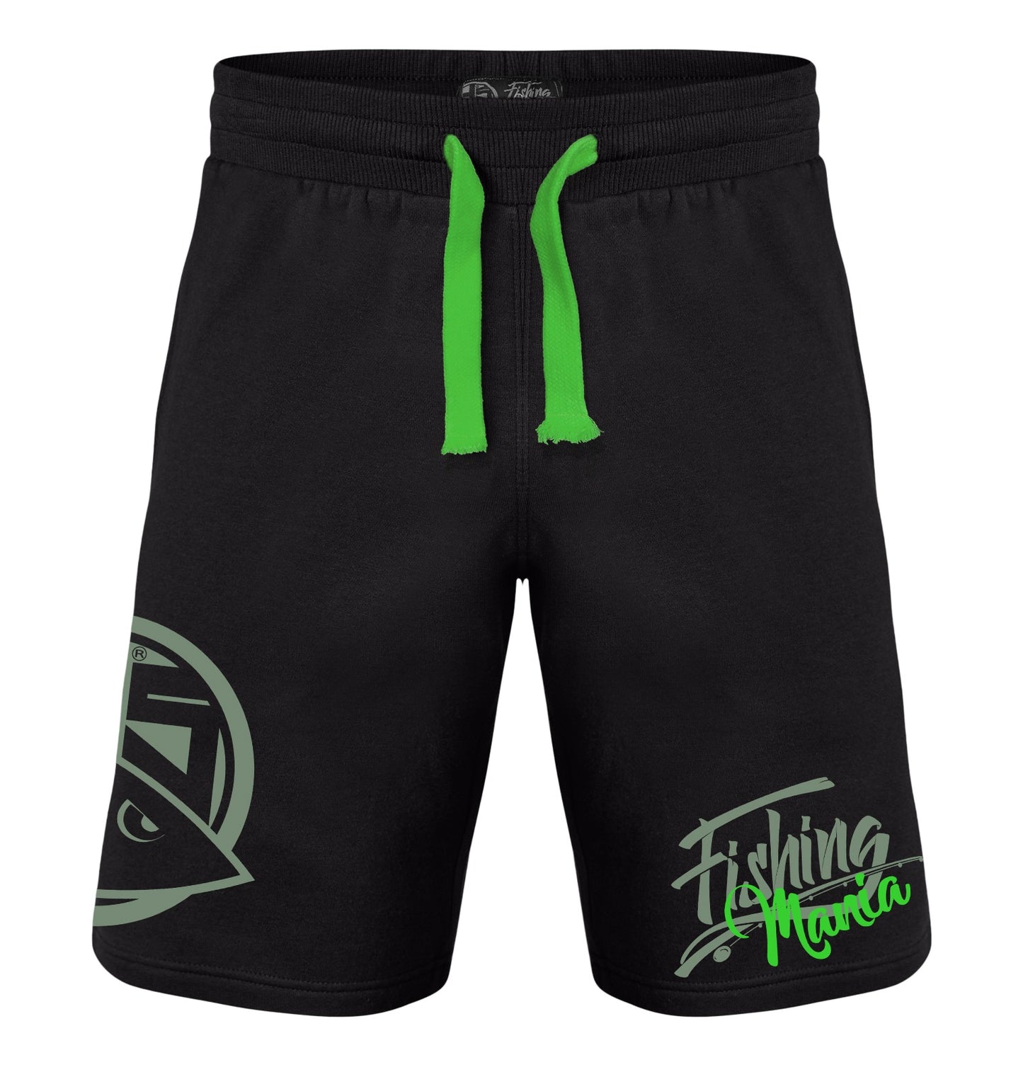 Fishing Mania Grüne Trainingsshorts