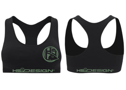 HSD Green Logo Sports Bra