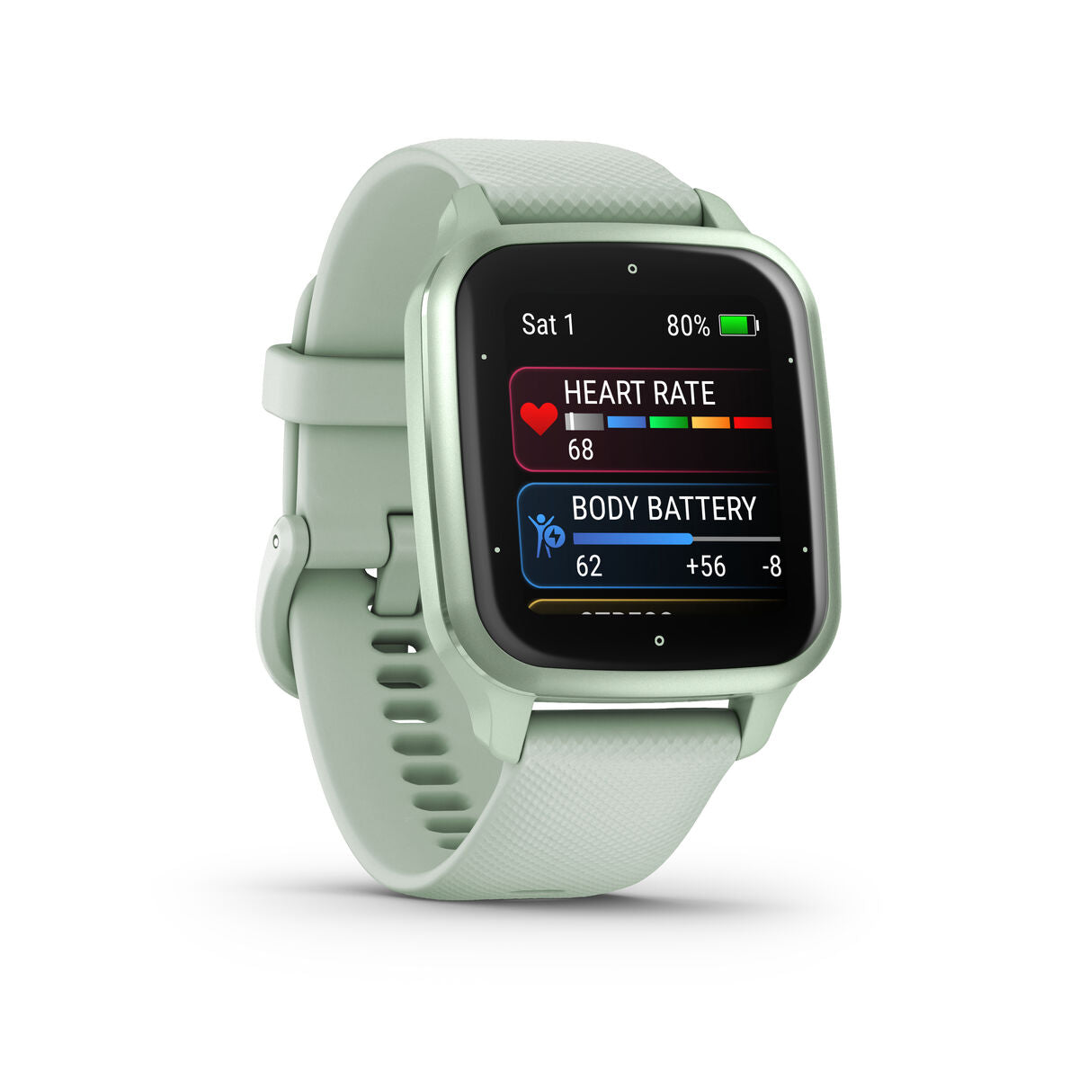 Activity Bangle GARMIN Venu Sq 2 1,4" Soft green