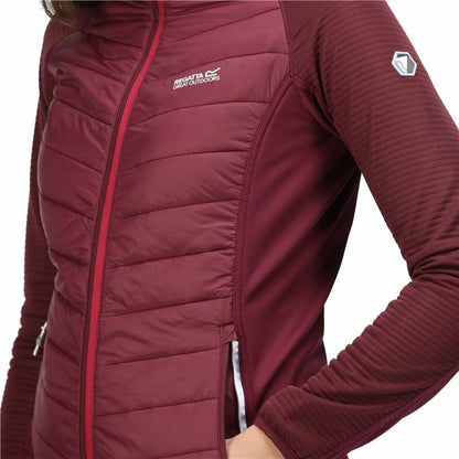 Women's Sports Jacket Regatta Andreson VI Hybrid Dark Red