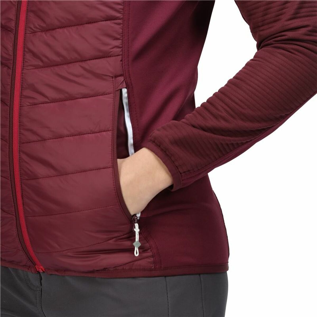 Women's Sports Jacket Regatta Andreson VI Hybrid Dark Red