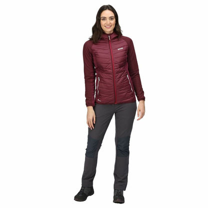 Sportjacke für Frauen Regatta Andreson VI Hybrid Dunkelrot