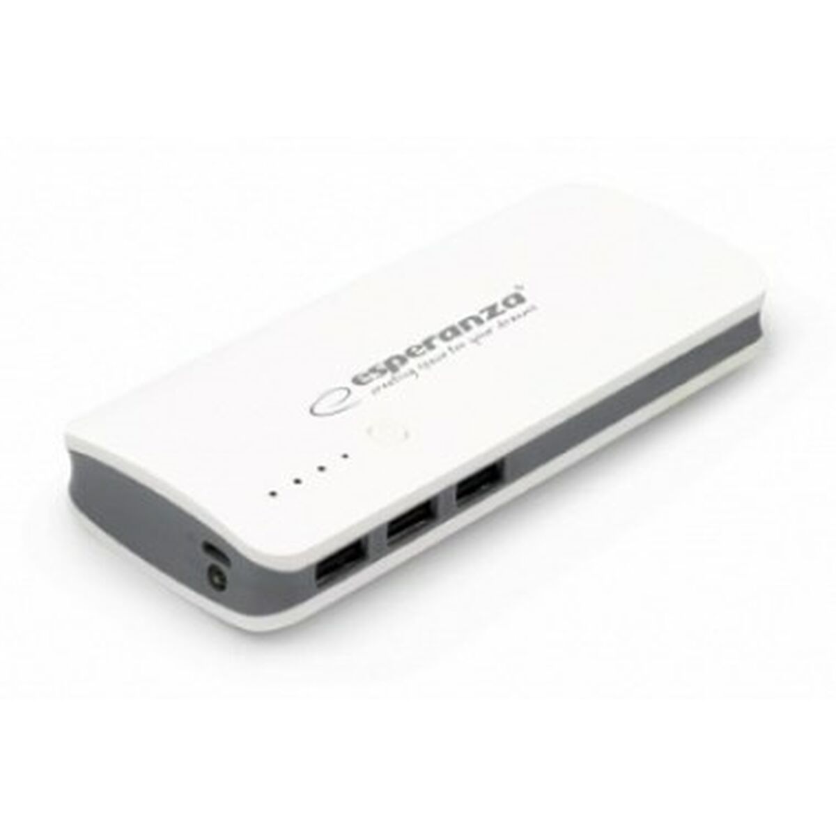 Power Bank Esperanza EMP106WE Weiß Grau Weiß/Grau 8000 mAh