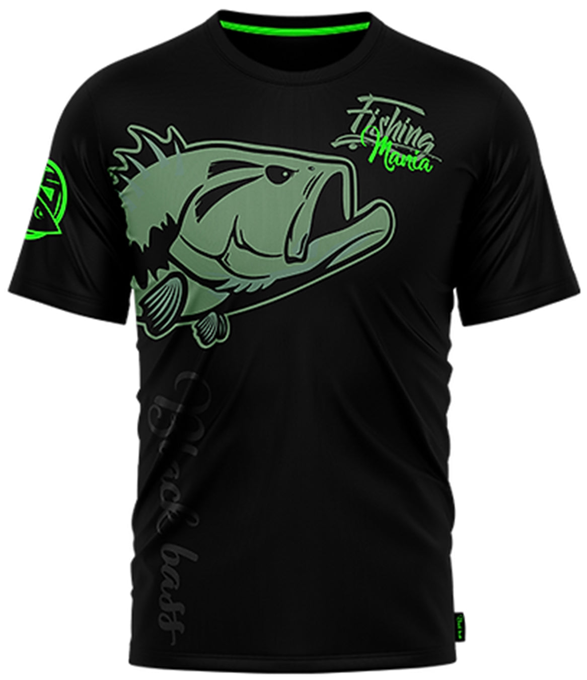 T-Shirt Fishing Mania Black Bass