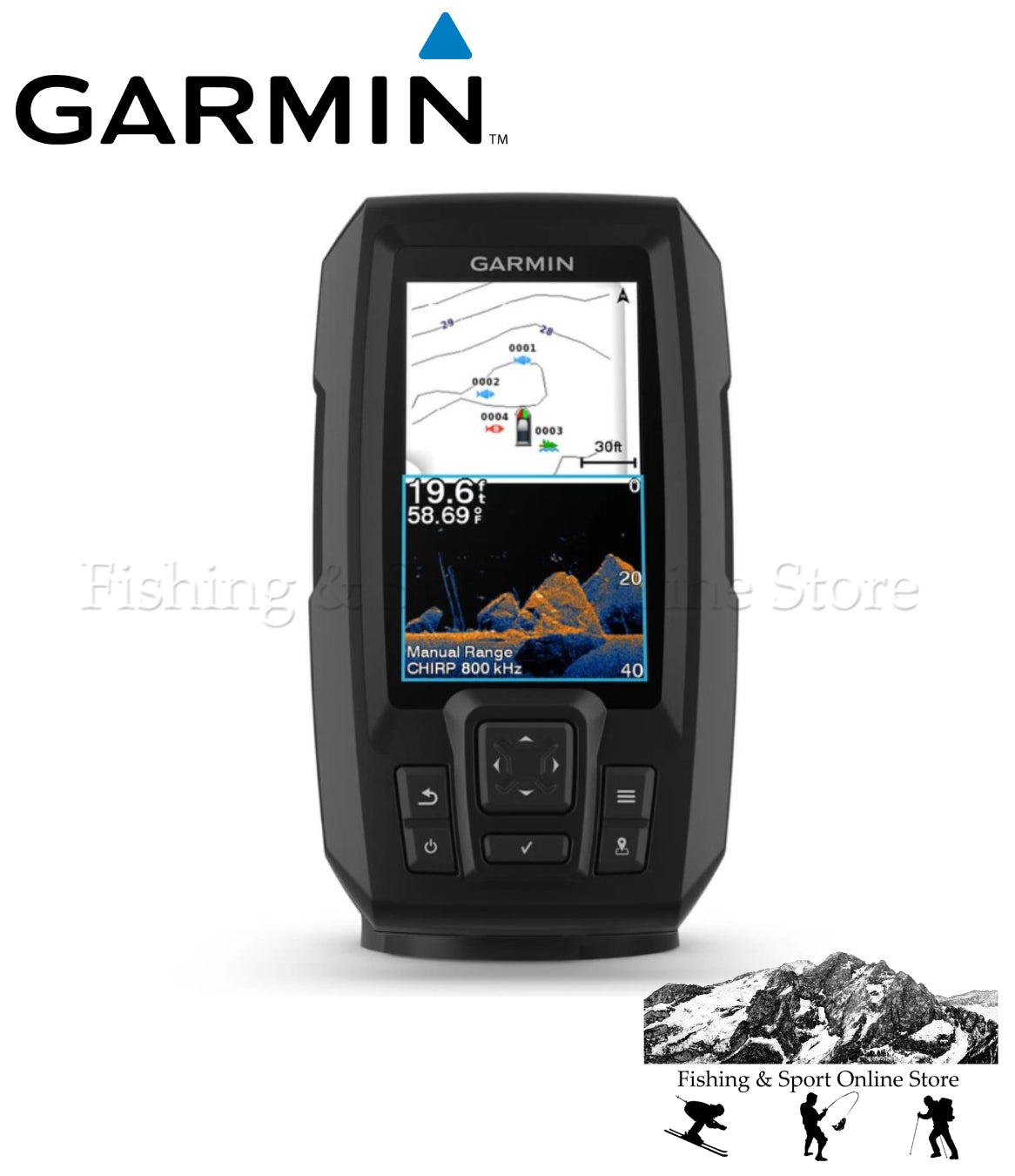 Fischfinder GARMIN Striker Vivid 4cv GT20-TM 4"