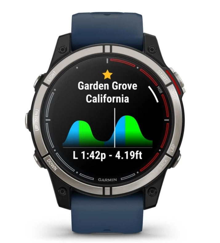 GARMIN Quatix 7 Azzurro Nero Blu scuro 1,3" 47 mm