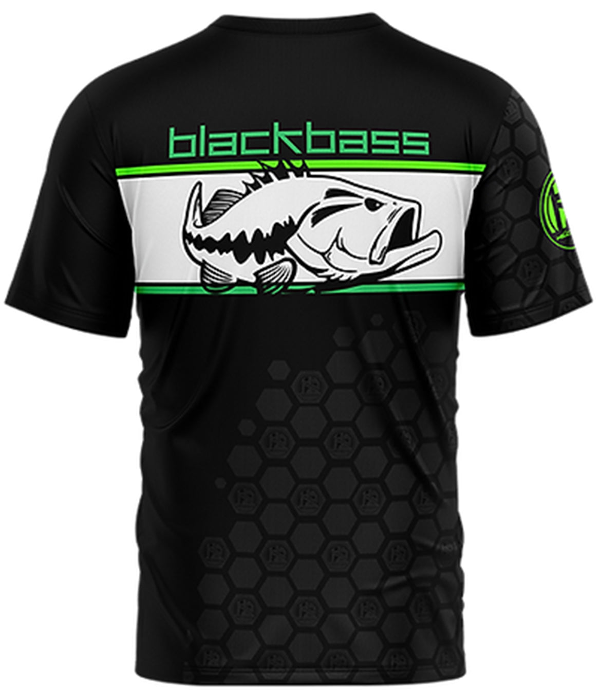 T-Shirt Linear Black Bass