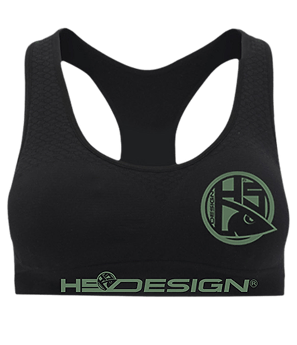 HSD Green Logo Sports Bra