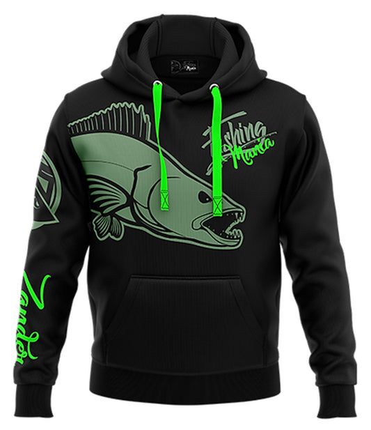 Zander Fishing Mania Kapuzenpullover