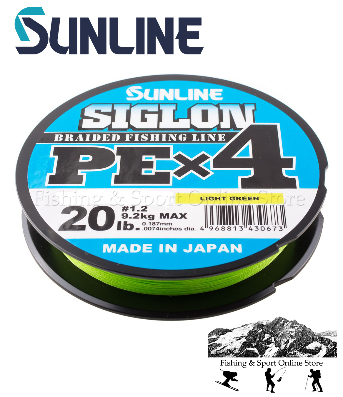 Sunline Siglon X4 Light Green 300mt