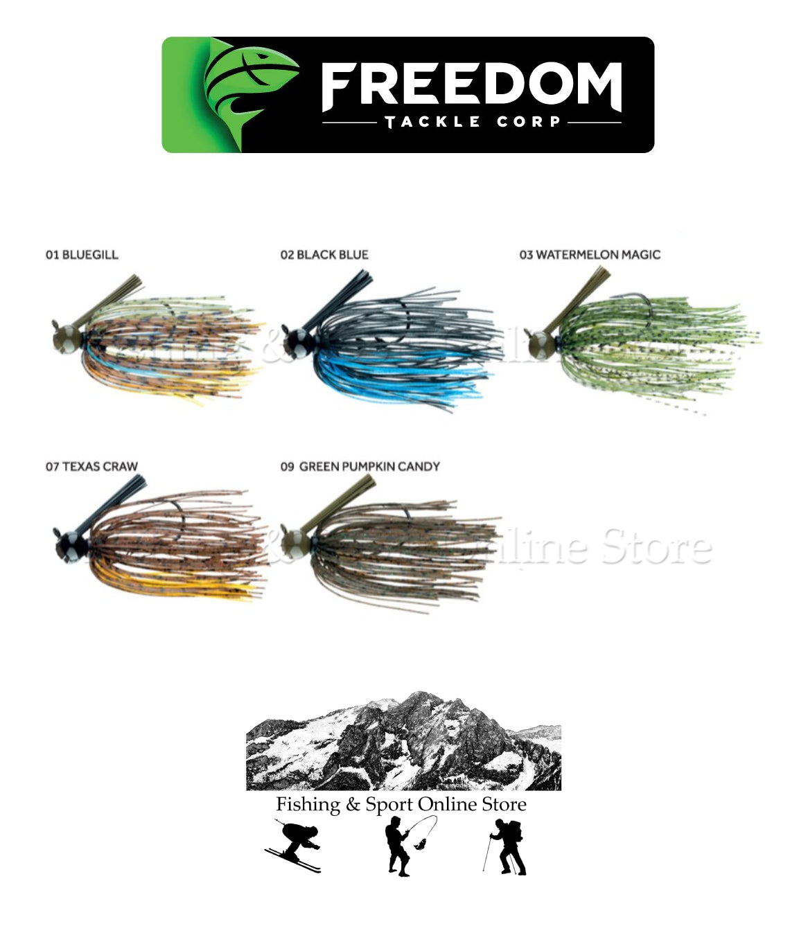 Freedom FT Football Jig 3/8oz