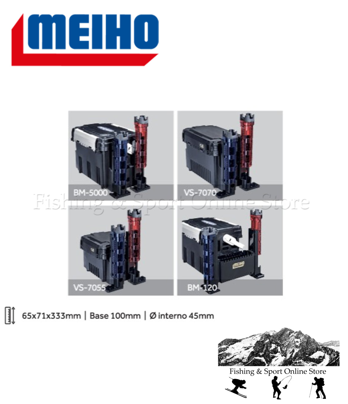 Meiho Rod Stand BM-300L