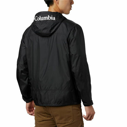 Windcheater Jacket Columbia Challenger Black Men Foldable