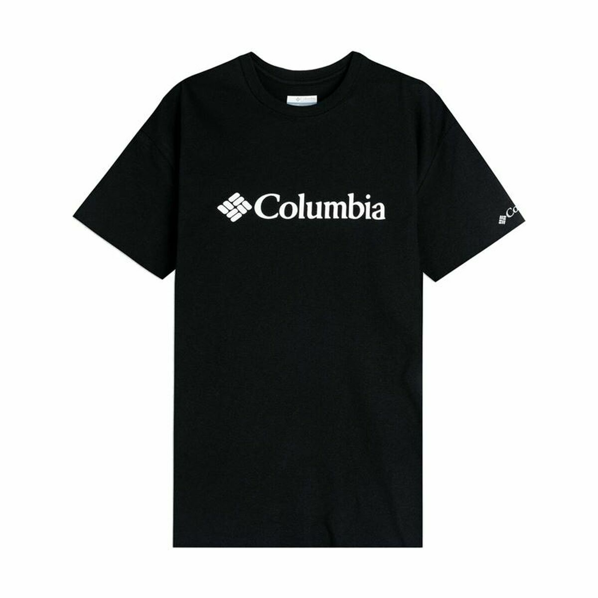 Maglia a Maniche Corte Uomo Columbia Nero