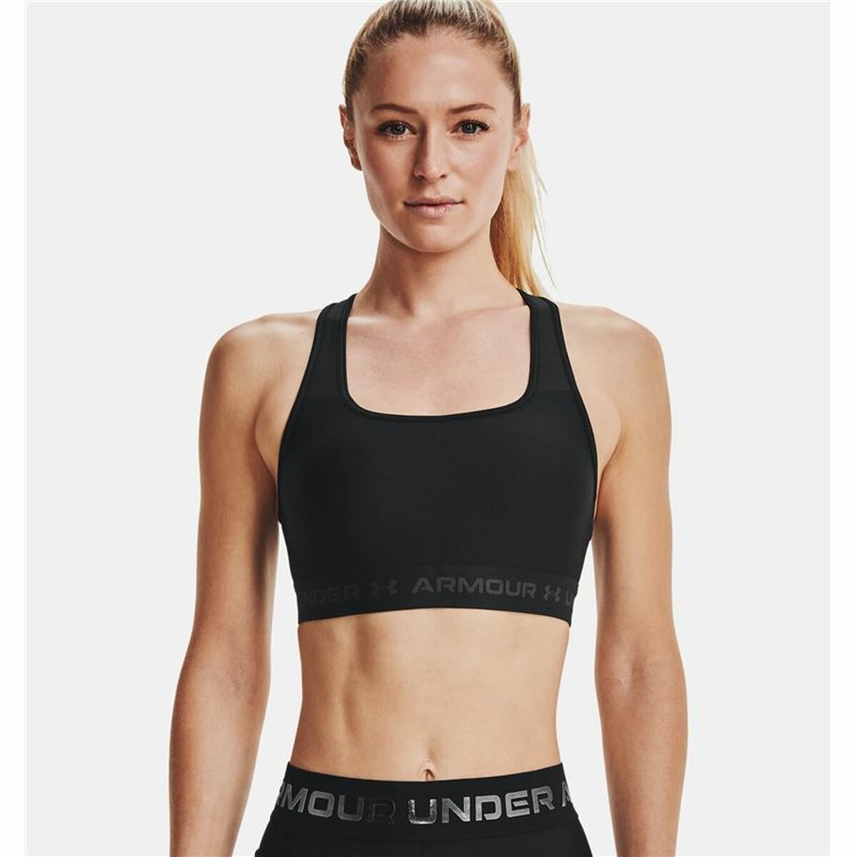 Sport-BH Under Armour Crossback  Schwarz