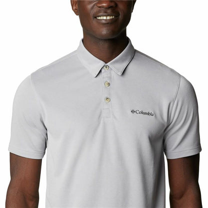 Herren Kurzarm-Poloshirt Columbia Nelson Point™ Grau