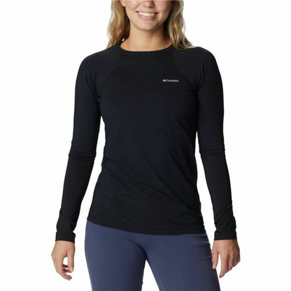 Women's long sleeve T-shirt Columbia Midweight Black