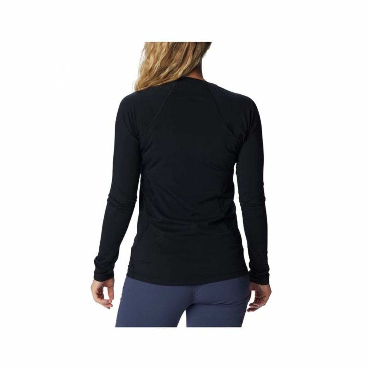 Women's long sleeve T-shirt Columbia Midweight Black