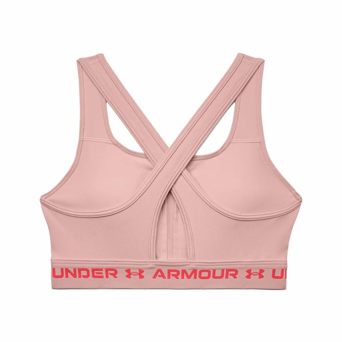 Sports Bra Under Armour  Crossback Mid Pink