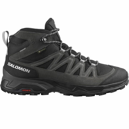 Stivali da Montagna Salomon X Ward Leather Mid Gore-Tex Nero