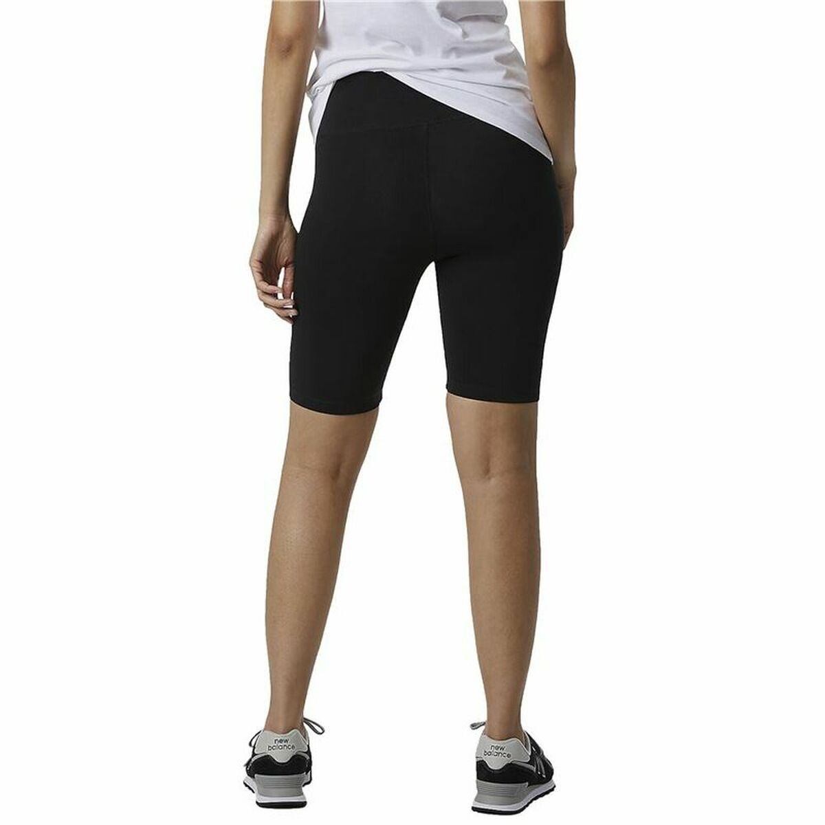 Leggings Sportivi New Balance Essentials Stacked Fitted Nero