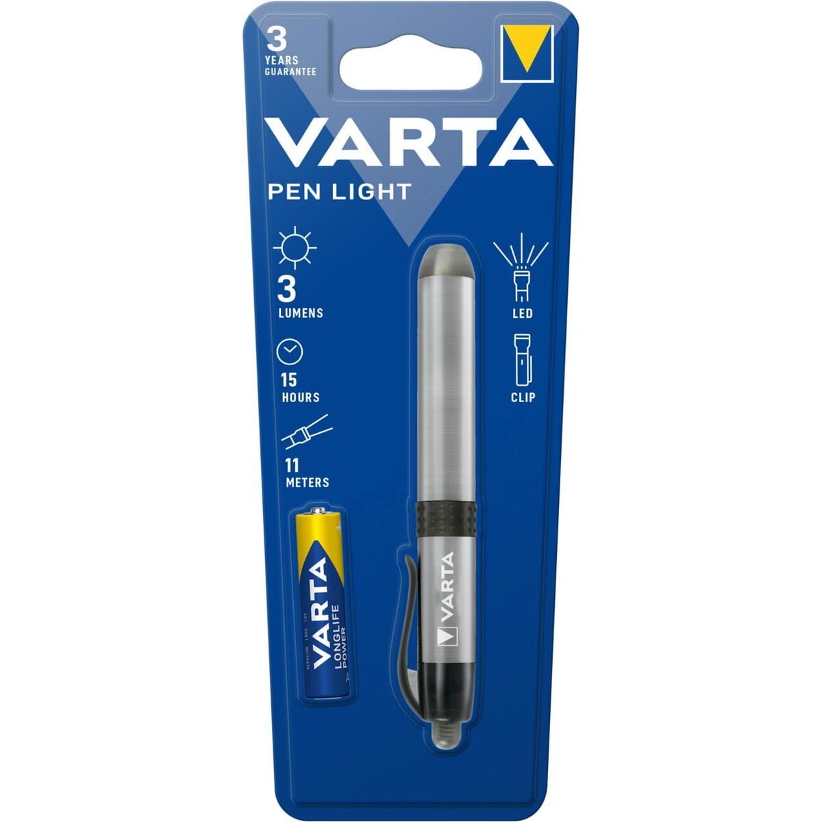 Torcia LED Varta Pen Light Penna 3 Lm