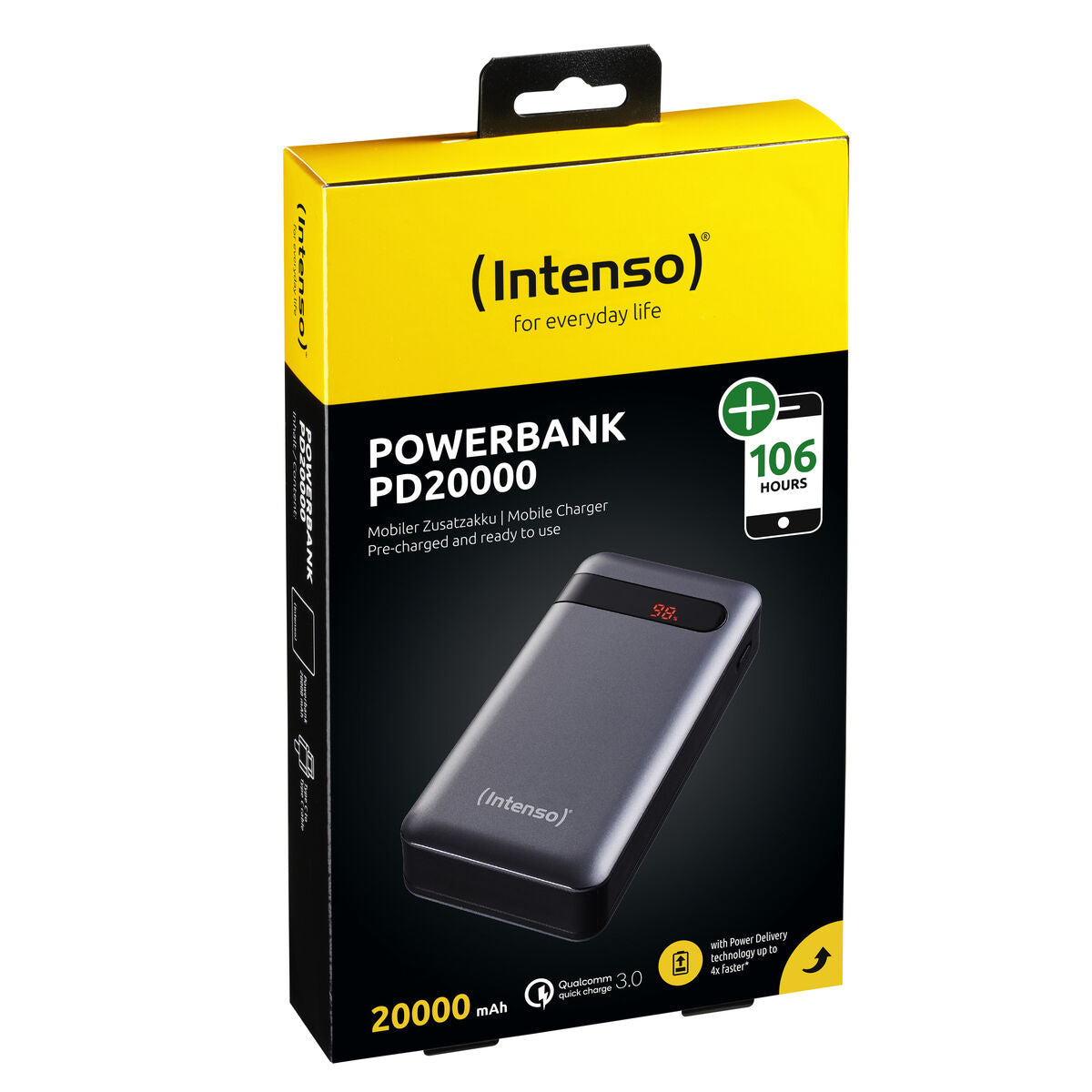 Powerbank INTENSO 7332354 Nero Antracite 20000 mAh