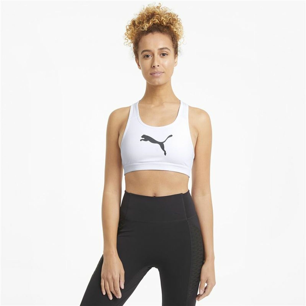 Reggiseno Sportivo Puma Mid Impact 4Keeps Bianco