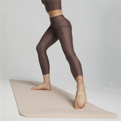 Leggings Sportivo da Donna Puma Studio Yourmove Ultyrabare 7/8 Marrone