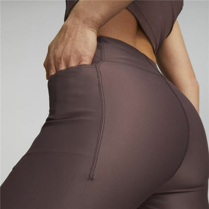 Leggings Sportivo da Donna Puma Studio Yourmove Ultyrabare 7/8 Marrone