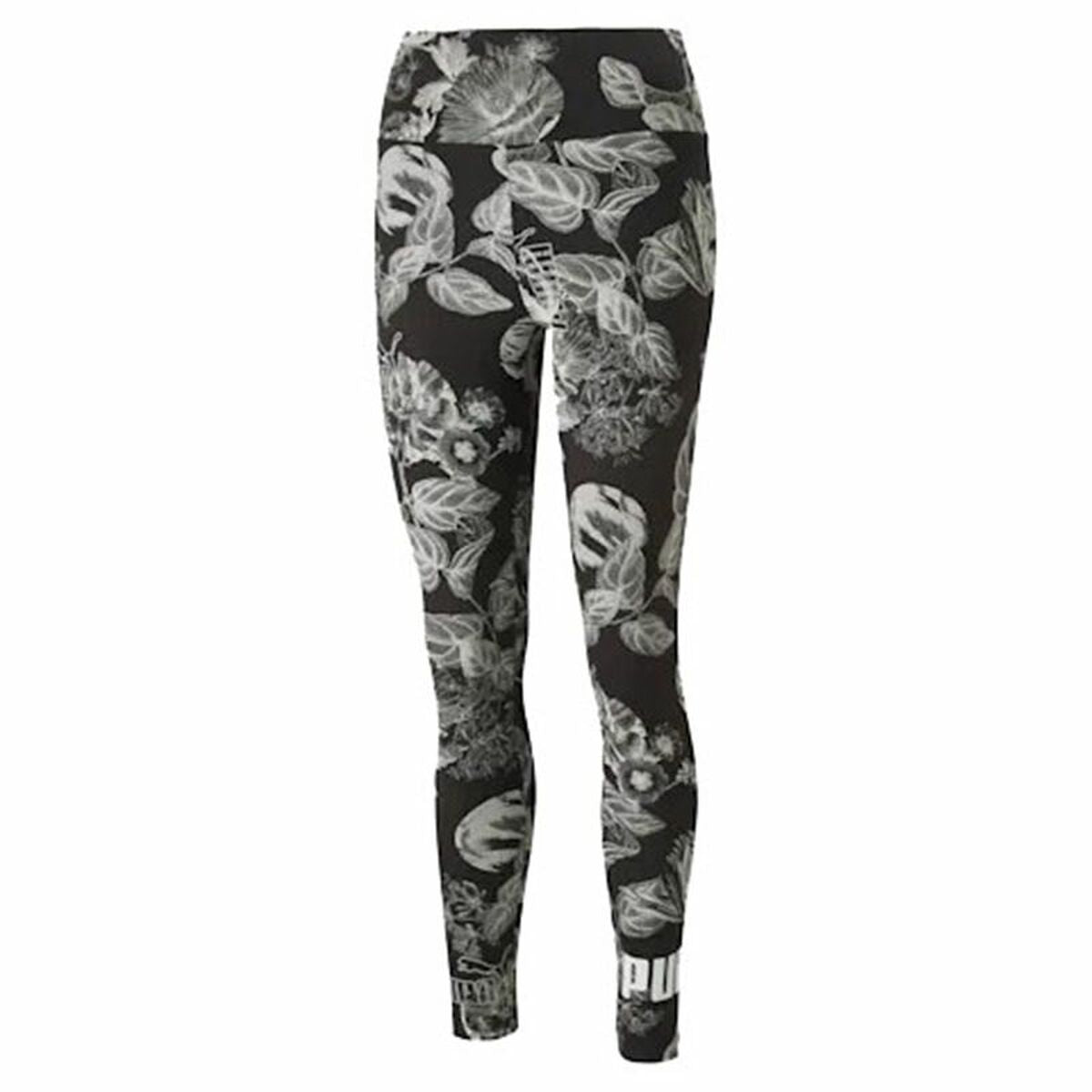 Leggings Sportivo da Donna Puma Frozen Flower Nero