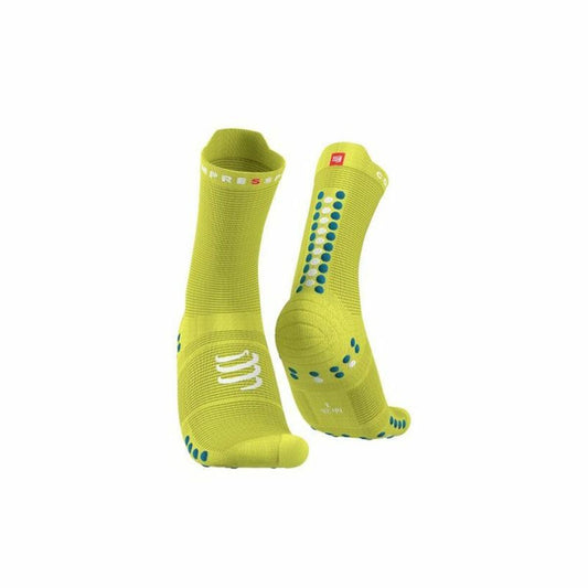 Calzini Sportivi Compressport Pro Racing Verde limone