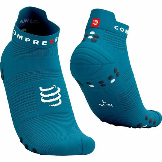 Calzini Fantasmini Sportivi  v4.0  Compressport Pro Racing Azzurro