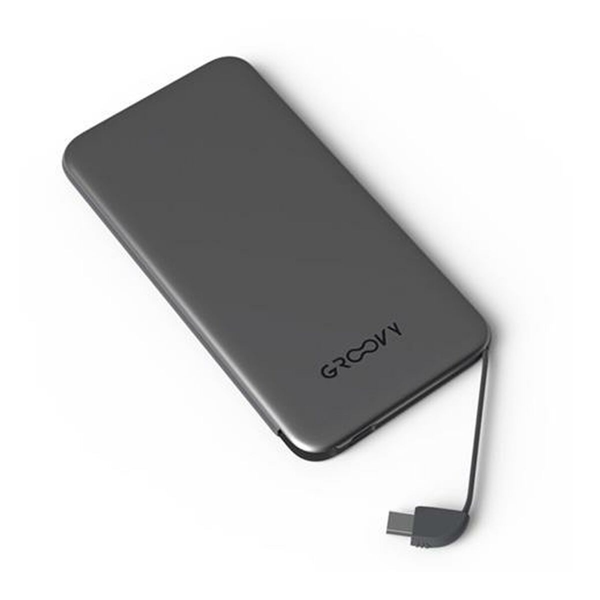 Power Bank GROOVY Grigio Grigio scuro 4000 mAh