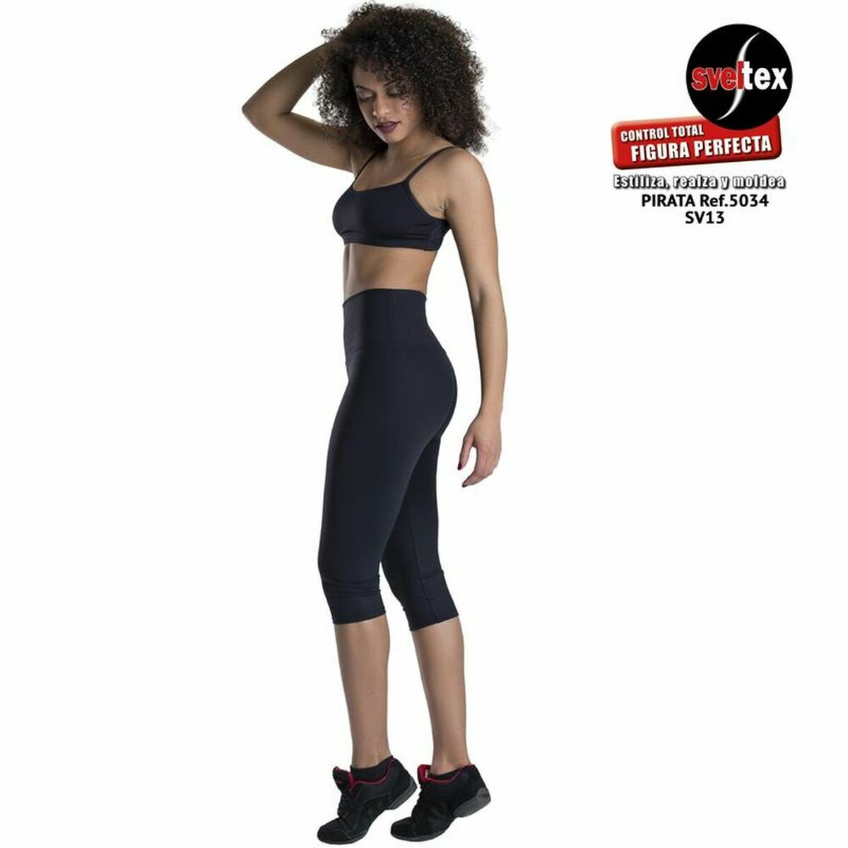 Sporthose Damen Happy Dance Schwarz